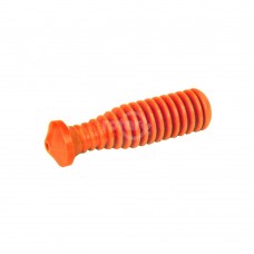 FILE HANDLE MEDIUM RIBBED ORANGE