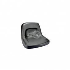 HIGH BACK STEEL PAN SEAT - BLACK