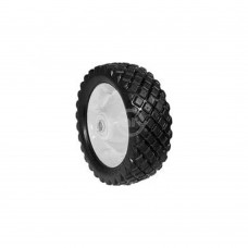 STEEL WHEEL  8 X 2.75 X 5/8 (PAINTED WHITE)