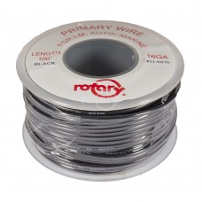 PRIMARY WIRE BLACK 16 AWG 100'